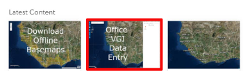 Location of Office VGI Data Entry app